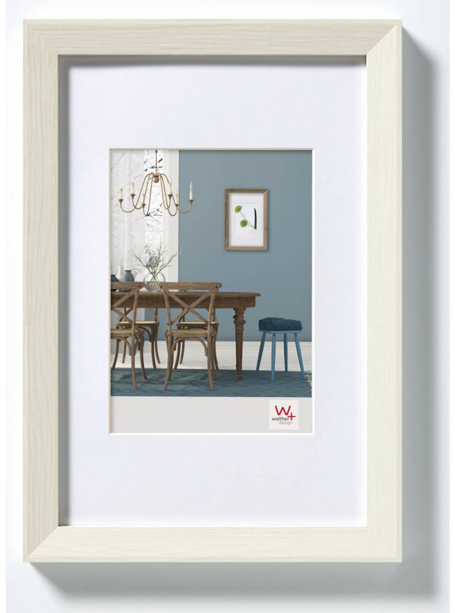 Walther Fiorito - MDF Houten lijst - Fotoformaat 10x15 cm - Wit