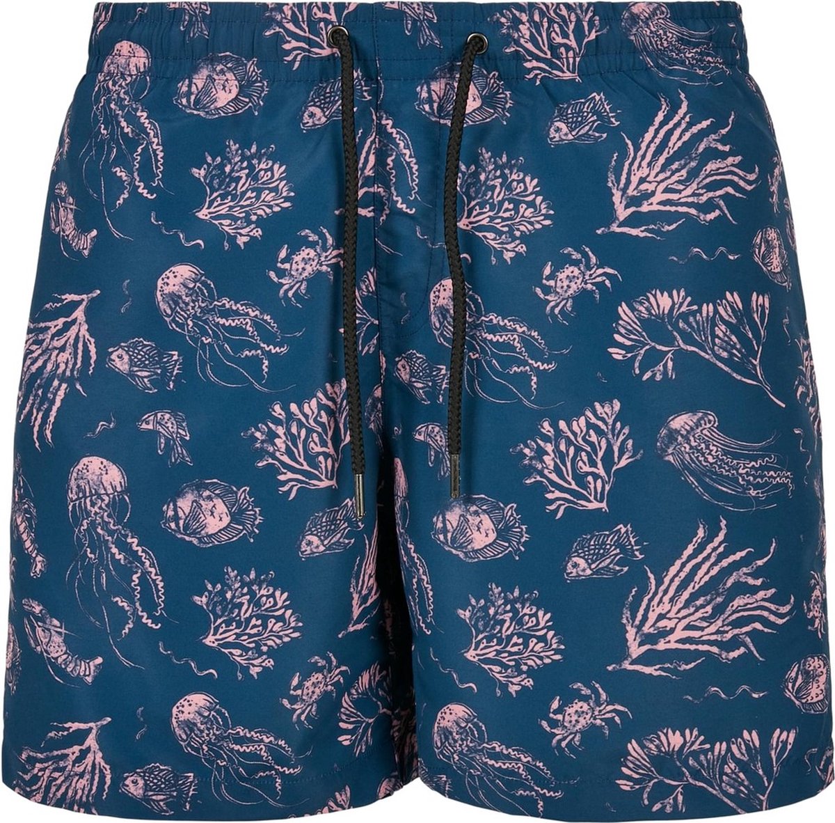 Urban Classics Pattern nautical aop Zwemshorts XL Blauw