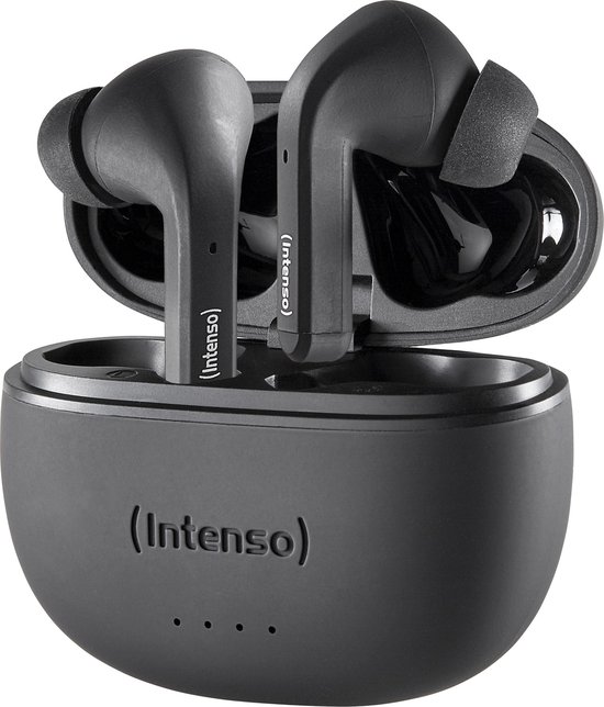 Intenso Over-Ear O400HA Black 3740400 Over Ear Koptelefoon Bluetooth Stereo Zwart Noise Cancelling Vouwbaar Computer 3399126