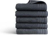 Handdoek Home Collectie - 5 stuks - 50x100 - antraciet