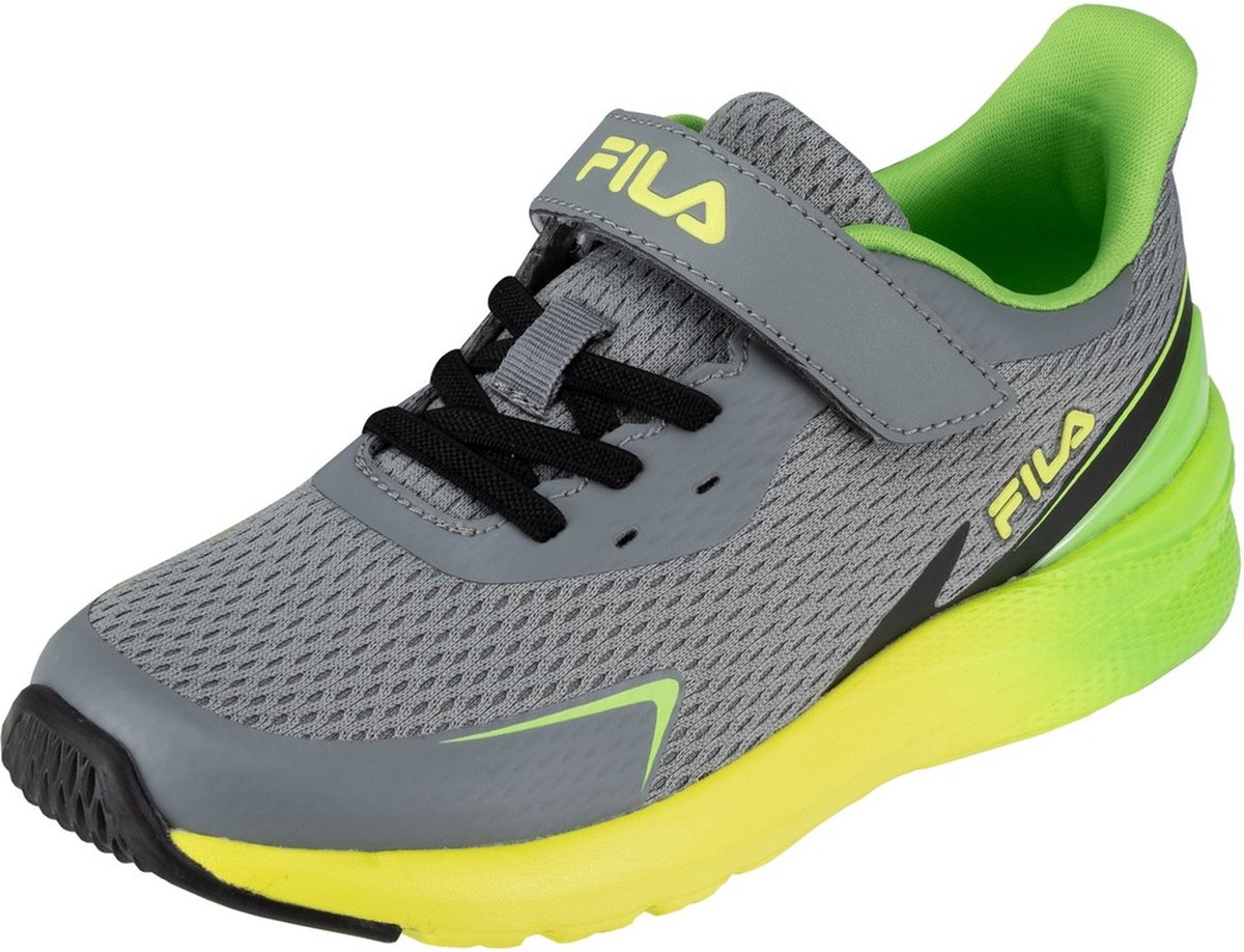 Fila Unisex hardloopschoenen voor kinderen: Low Crusher V Kids Monument-Safety Yellow