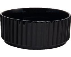 XLBoom Ikon Schaal Large Black - Keramische design kom - Verkrijgbaar in Maroon | Black - Duurzaam keramiek voor stijlvol wonen