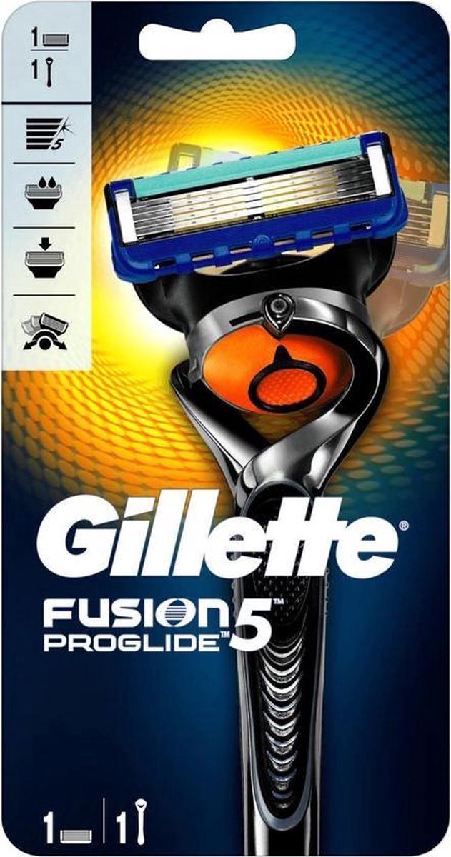 Gillette Fusion 5 ProGlide met Flexball Technologie Scheersysteem Mannen - Gillette