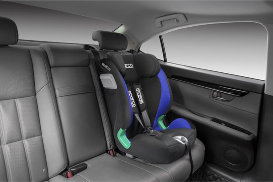 Sparco kinderstoel SK5000I (Isofix) Zwart/Blauw i-Size 76-150cm (ECE-R129/03) van Sparco — afbeelding 3