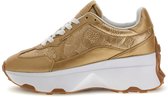 Guess Calebb8 Dames Sneakers - Goud - Maat 39