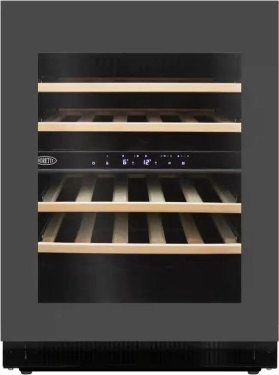Boretti MLWC82ZGAN Wijnklimaatkast Inbouw 82cm met 2 - Boretti - €799,00