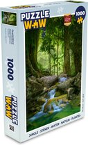 Puzzel Jungle - Stenen - Water - Natuur - Planten - Legpuzzel - Puzzel 1000 stukjes volwassenen