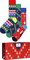 Happy Socks Dames Heren Sokken Sweater Giftbox Kerstsokken 3-Pack - Maat 36-40