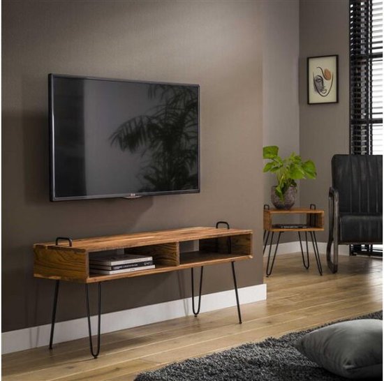 TV-meubel Quadro acacia 110 cm - naturel