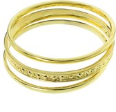 Behave - Armbandenset goudkleur - Elegant detail - Tijdloze trend