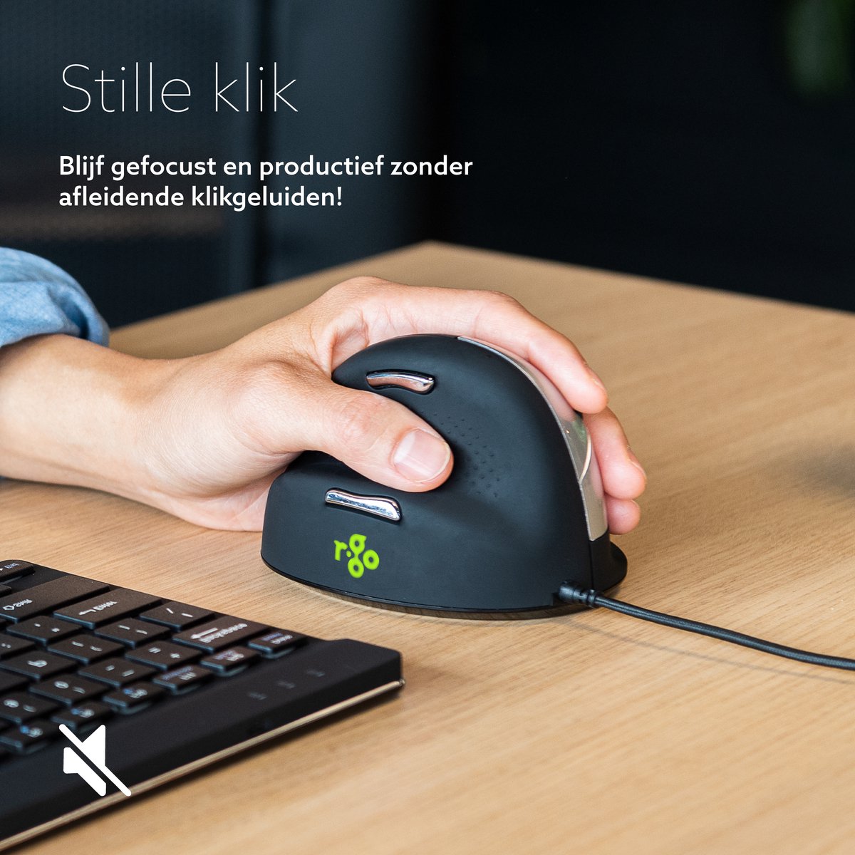 R-Go HE - Ergonomische Muis voor Linkshandig thumbnail 5