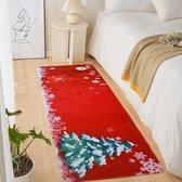 Kerst patroon loper tapijt antislip decoratief tapijt voor hal