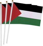 Avoir Avoir® - Set van 50 Palestina vlaggen 14x20 cm - Toon je solidariteit met hoogwaardige vlaggen