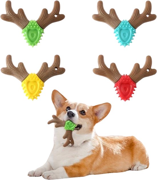 Honden Tandenborstel Speelgoed - Honden Speelgoed - Honden Kerstspeelgoed - Tandpasta Hond - Gebitsreiniging Hond - Kerstcadeau - Tanden Hond - Honden Tandenborstel -