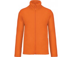 Premium Microfleecevest met rits Kariban Oranje - Maat L