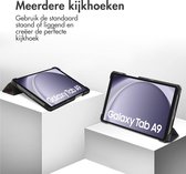 iMoshion Tablet Hoes Geschikt voor Samsung Galaxy Tab A9 - iMoshion Design Trifold Bookcase - Meerkleurig /Black Marble