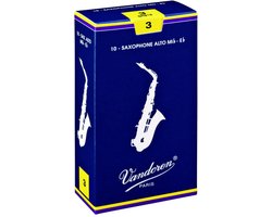 Vandoren Classic Alto Sax Reeds 3.5 Box of 10 - Riet voor altsaxofoon