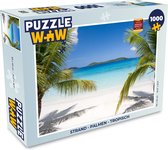 Puzzel Strand - Palmen - Tropisch - Legpuzzel - Puzzel 1000 stukjes volwassenen