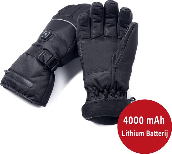 Therwave verwarmde handschoenen – oplaadbaar – S/M – zwart