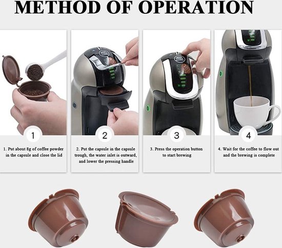 Uitgeholde Koffiecapsule Opbergmand Fruit Koffie Pod