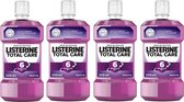 Listerine Mondwater - 6in1 Formule - Total Care - 4 x 250 ml