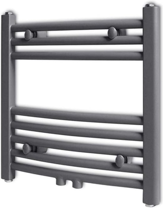 Handdoekenrek Radiator - Handdoekbeugel Radiator - Grijs | bol