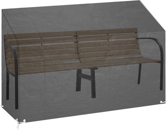 Housse de banc de jardin avec vidaXL œillets 190 x 70 x 70/88 cm en polyéthylène - Housse de banc de jardin - Housses de banc de jardin - Housse de mobilier de jardin - Housse de mobilier