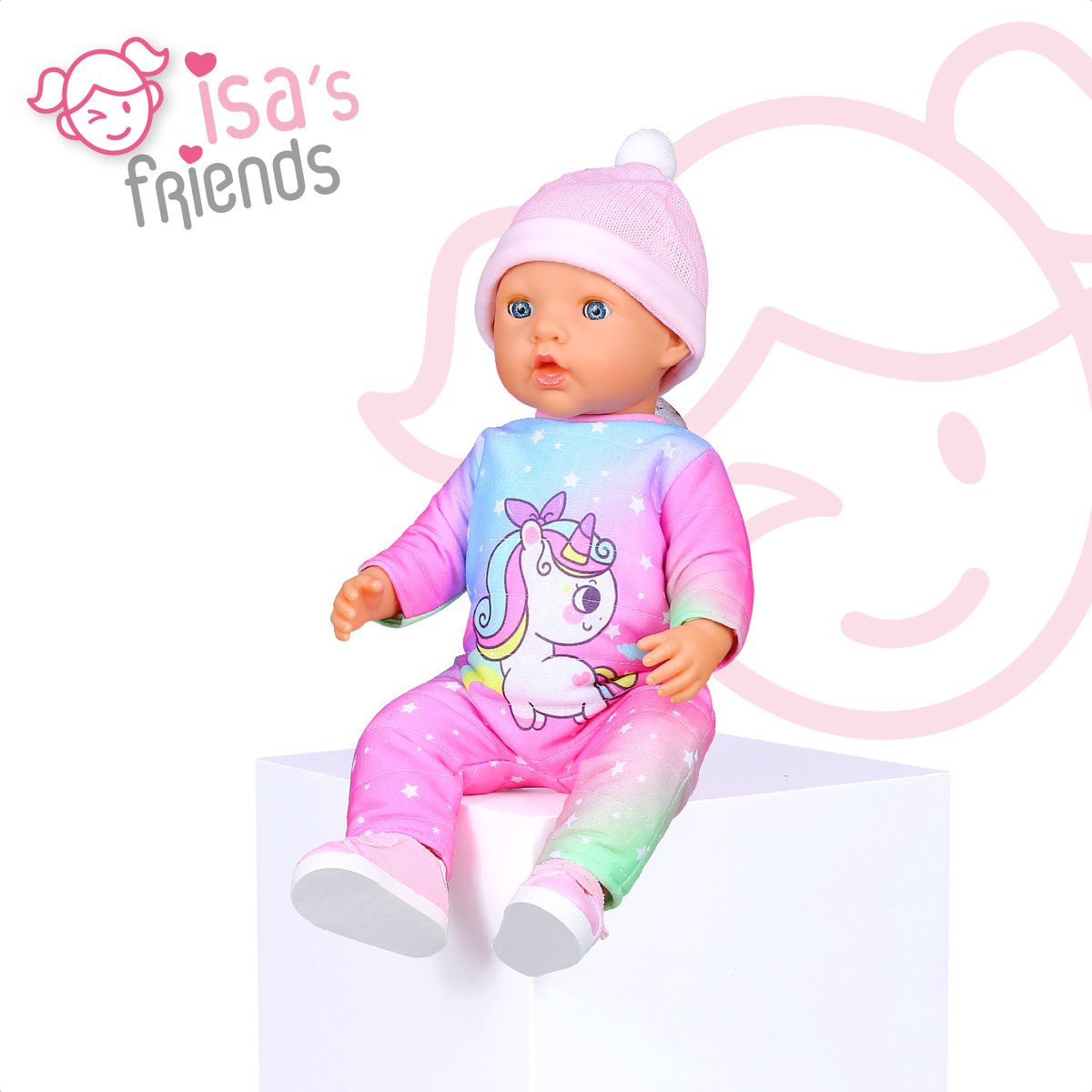 Isa's Friends® - Poppenkleding - Kleertjes geschikt voor o.a. BABY born - 43 cm — afbeelding 6