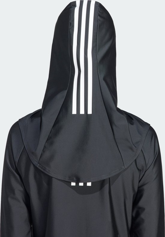 adidas Performance 3-Stripes Swim Hijab - Dames - Zwart- L