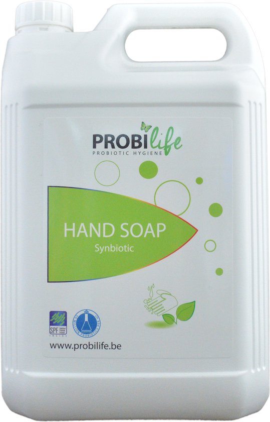 Foto: Probilife synbiotische handzeep 5l beschermend en verzorgend allergeenverlagend voordeelpack refill probiotica verrijkt met prebiotica