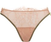 Lacely - Kasia Lingerie Slip Hipster | Zalmroze kant | Dagelijks comfort