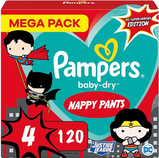 Pampers Premium Pants Mega Pack Taille 4 - Pampers