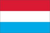 VlagDirect - Luxemburgse vlag - Luxemburg vlag - 90 x 150 cm.