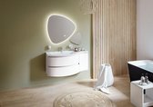 Ensemble de meuble de salle de bain Allibert Verso 130x50cm 2 tiroirs 1 porte blanc brillant