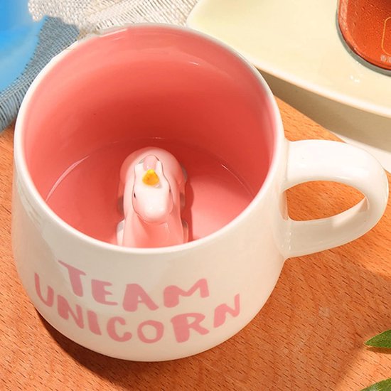 Tasse Unicorn Tasses Animaux 3D avec Figure de Licorne à l