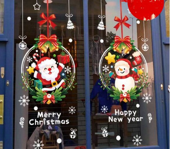 Raamsticker Kerst | Merry Christmas | Plak het