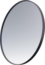 Saniclass Retro Line spiegel - Rond - 40 cm - Frame - Mat zwart