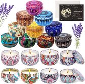 Geurkaarsen set - scented candles, aroma candles, candle gift set