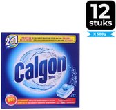 Calgon 2 in 1 Tabs Ontkalkingstabletten voor Wasmachines - 17 tabletten - Voordeelverpakking 12 stuks