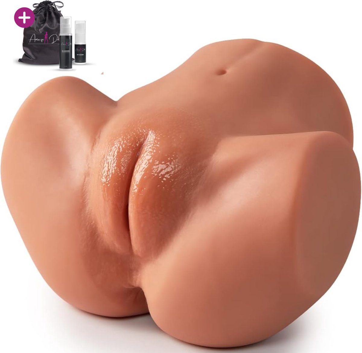 Goedkoopste Amaze Dolls Daisy - Masturbator voor Man - Sekspop - Pocket Pussy - 2 in 1 - Love Doll - Vagina en Anus - 2.6 KG - Inclusief accessoires set