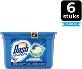Dash Wasmiddel All in 1 pods Witter dan wit - 16 pods - Voordeelverpakking 6 stuks