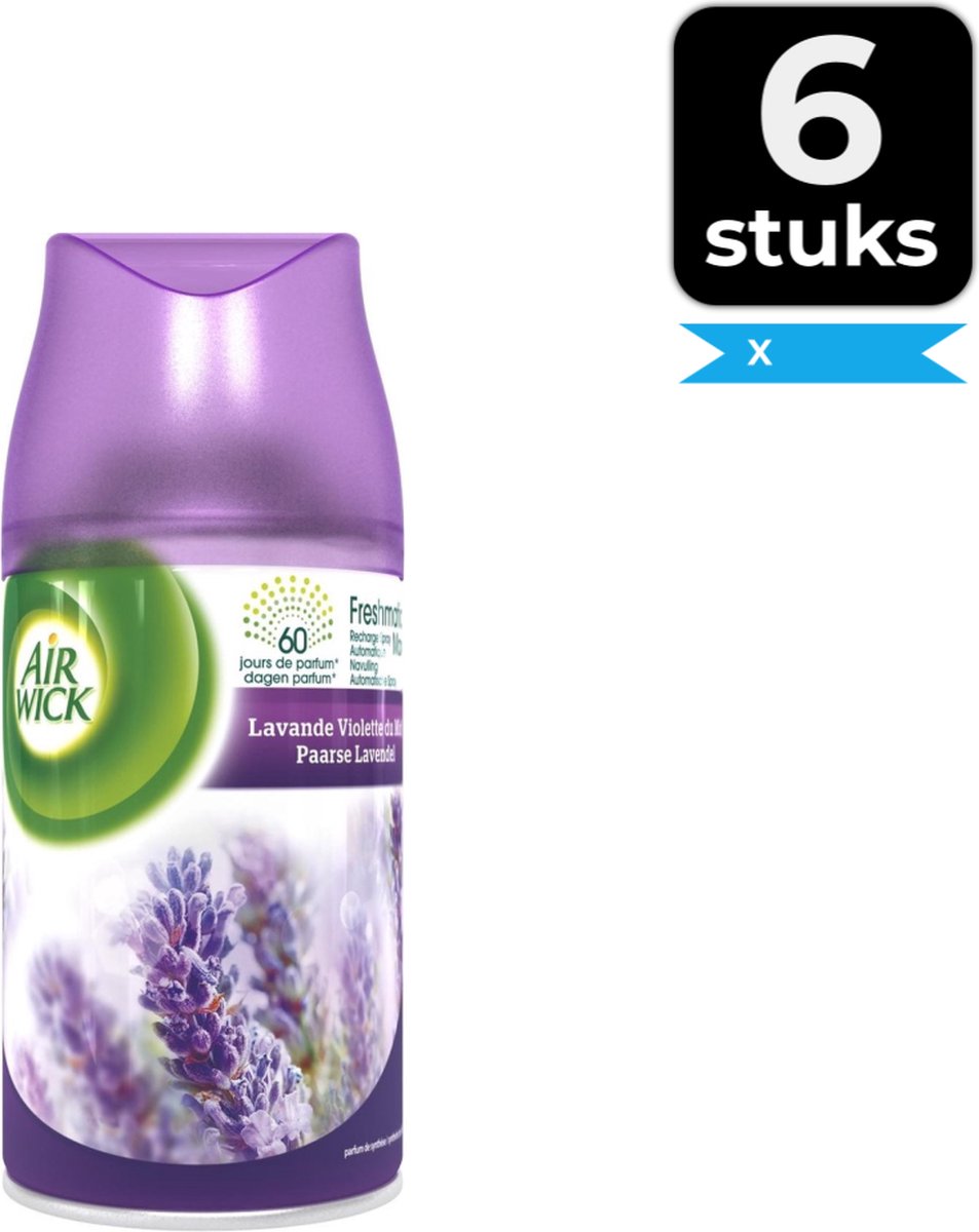 Air Wick - Luchtverfrisser - Navulling - Lavender & Camomile - 250ml x 6