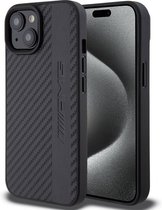 Mercedes-AMG Carbon Back Case (MagSafe Compatible) - Apple iPhone 15 (6.1") - Zwart
