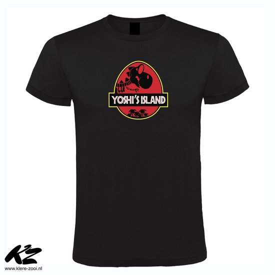 Klere-Zooi - Yoshi's Island (Parodie op Jurassic Park) - Unisex T-Shirt - 4XL