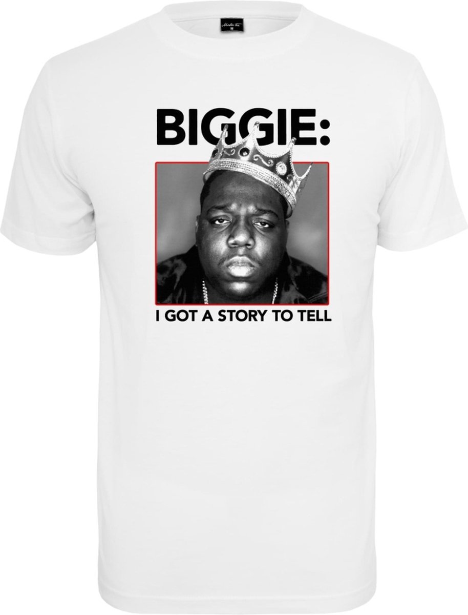 Mister Tee Biggie Smalls Biggie Crown Heren T-shirt XS Wit