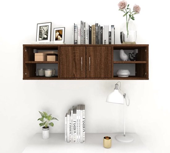 VidaXL Armadietto a Muro Rovere Sonoma 102x30x20 in Legno Multistrato | Leroy Merlin