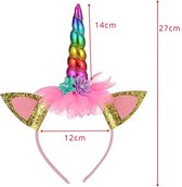 Eenhoorn - Unicorn - Haarband - Regenboog - Diadeem - Meisjes - Verkleden - Glitter - Haaraccessoires
