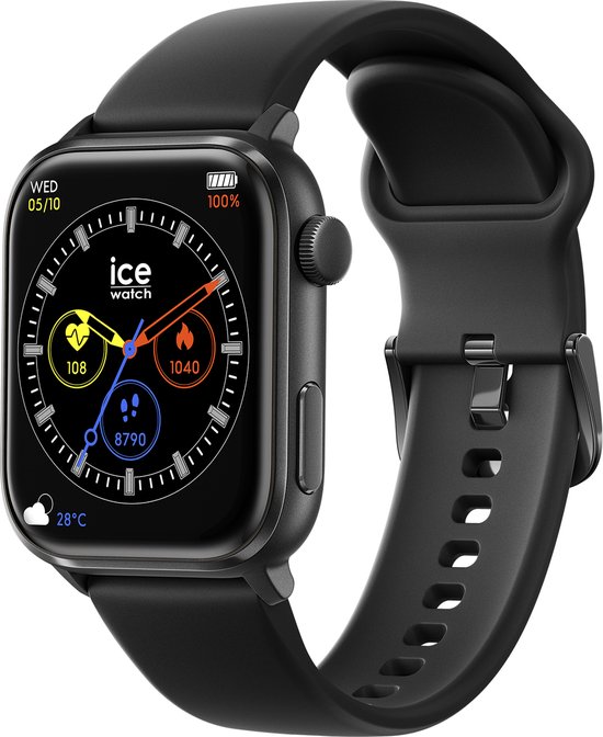 Ice Watch Ice Smart 2.0 - Black 022535 Horloge - Siliconen - Zwart - Ø 40 mm