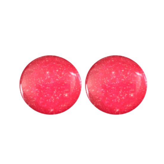 Clip -oorbellen -Felita -roze -2 cm- geen gaatje- Charme Bijoux