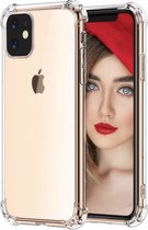 Geschikt Voor iPhone 11 Hoesje Siliconen - Case Cover Hoes TPU - Fonu Doorzichtig Telefoonhoesje - Transparant